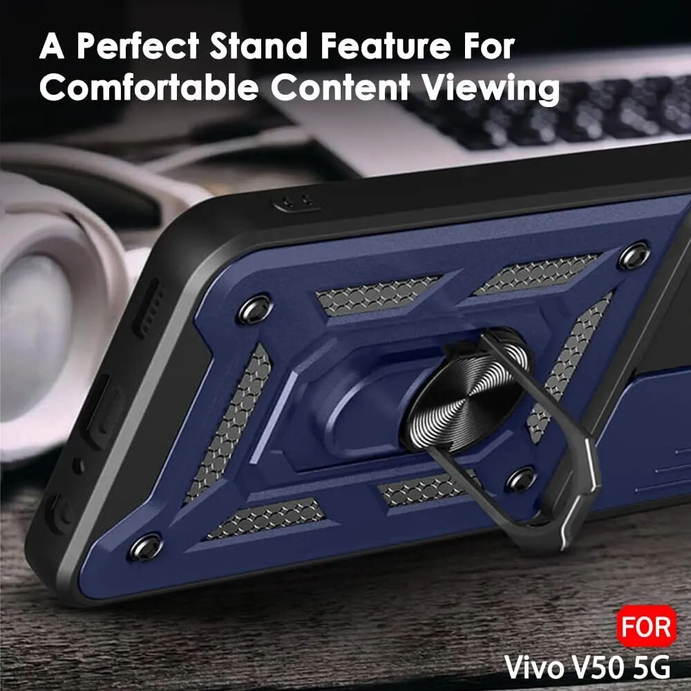 Micvir Back Cover for Vivo V50 5G, Vivo V50e 5G (Blue, Shock Proof, Pack of: 1) — image 5 of 5