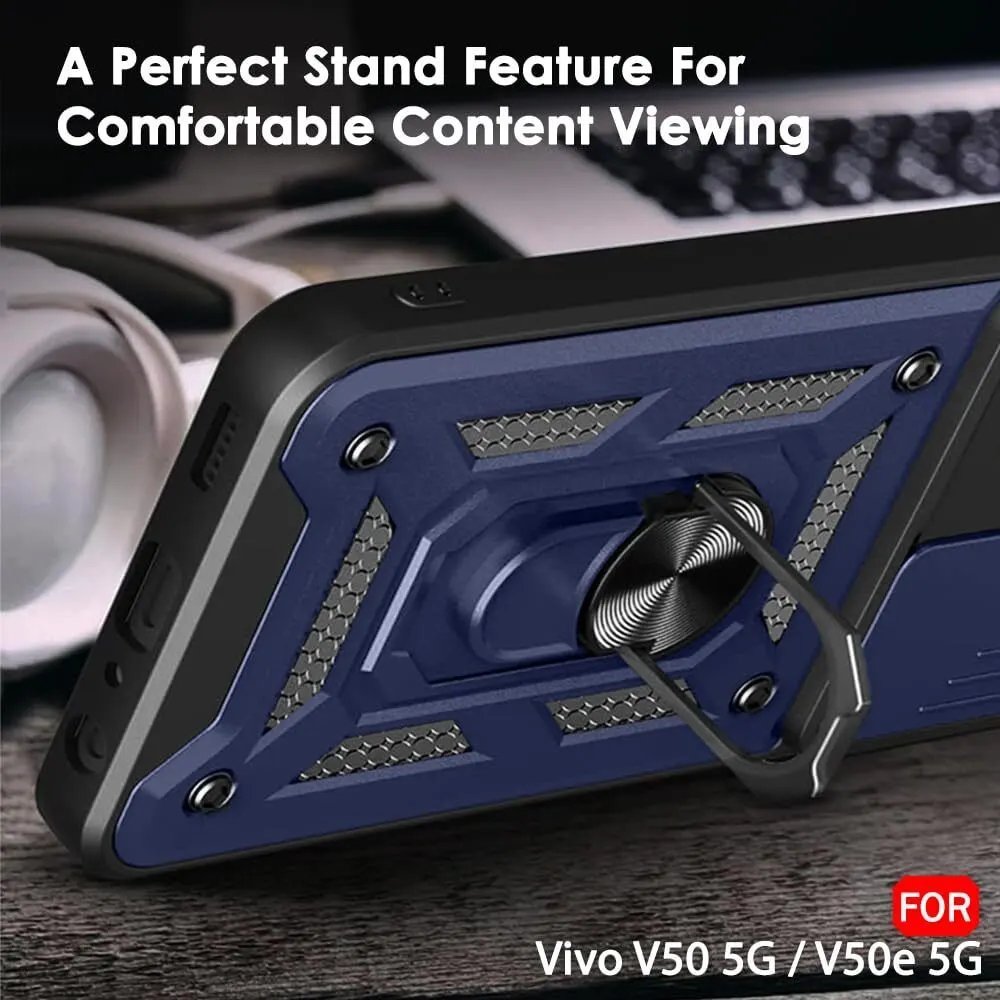 Micvir Back Cover for Vivo V50e 5G (Blue, Shock Proof, Pack of: 1) — image 5 of 5
