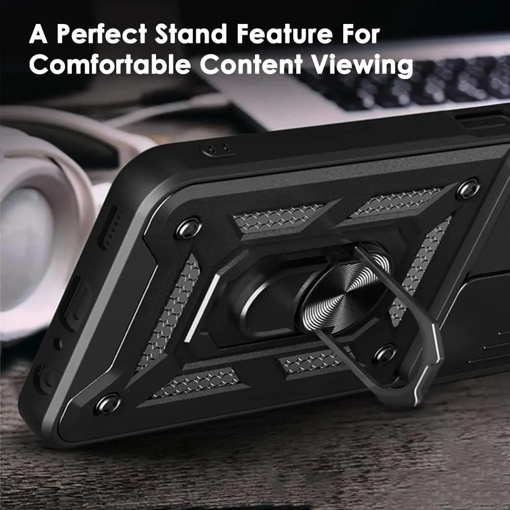 Micvir Back Cover for vivo Y29 5G (Black, Shock Proof, Polycarbonate, Silicon, Pack of: 1) — image 4 of 5
