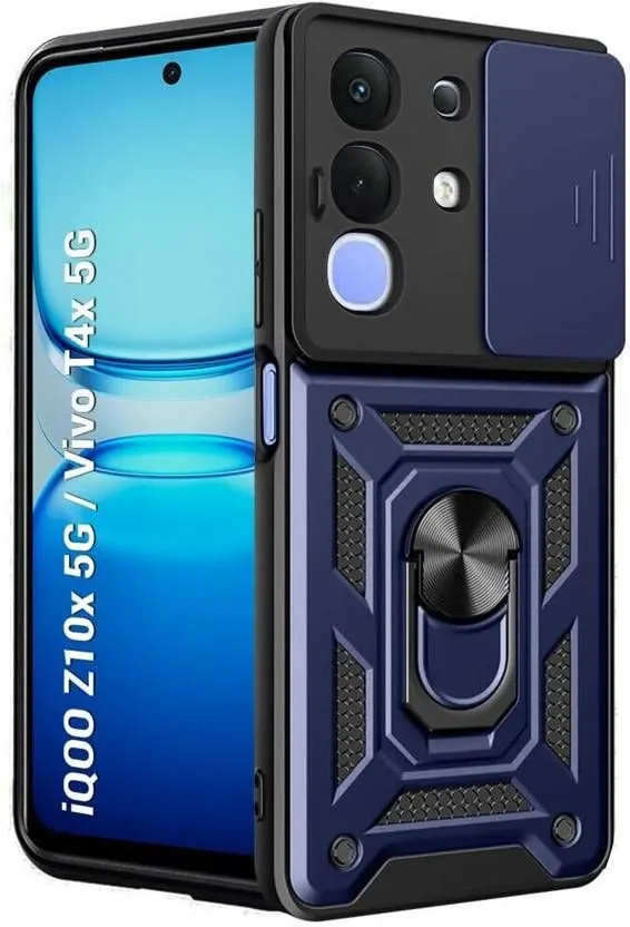 Micvir Back Cover for Vivo Y31 Pro 5G (Blue, Shock Proof, Pack of: 1)