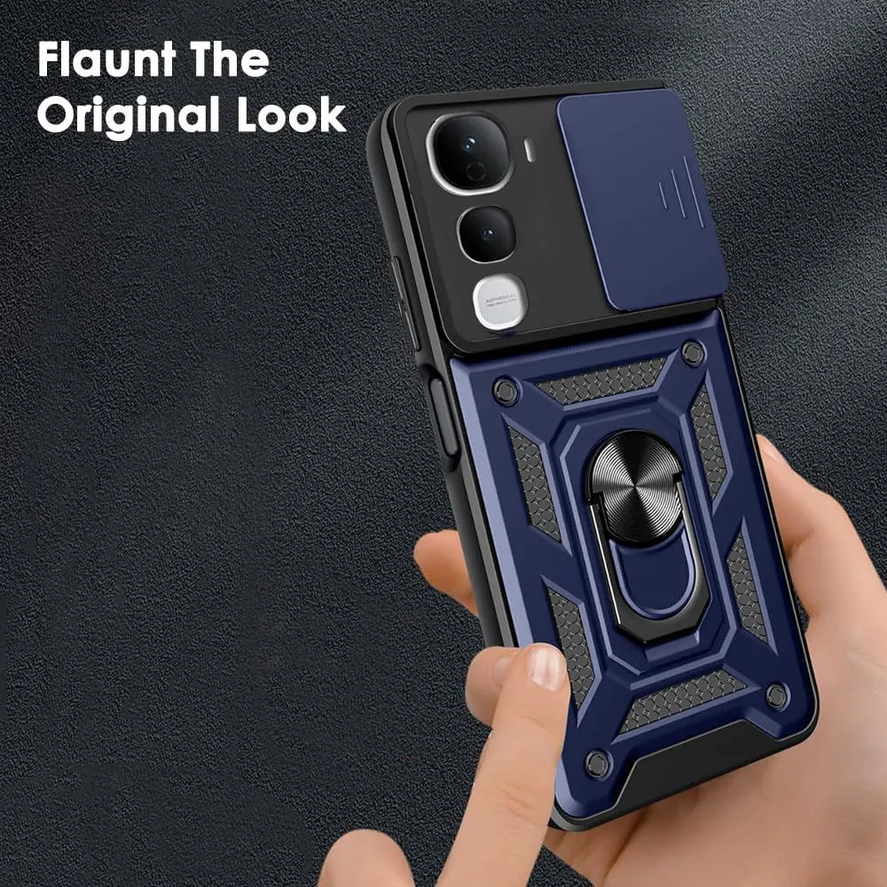 Micvir Back Cover for Vivo Y400 Pro 5G (Blue, Shock Proof, Pack of: 1) — image 3 of 4