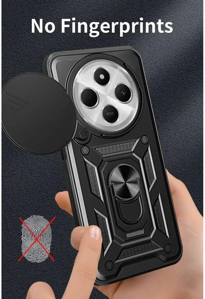 Micvir Back Cover for Redmi 14C 5G (Black, Shock Proof, Polycarbonate, Silicon, Pack of: 1) — image 5 of 5