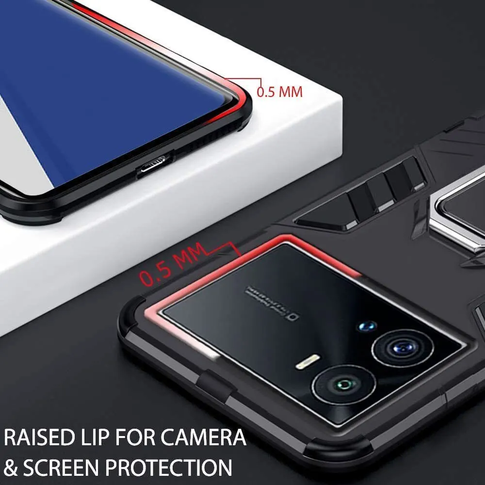 Micvir Back Cover for iQOO 9 Pro 5G (Black, Shock Proof, Pack of: 1) — image 2 of 5