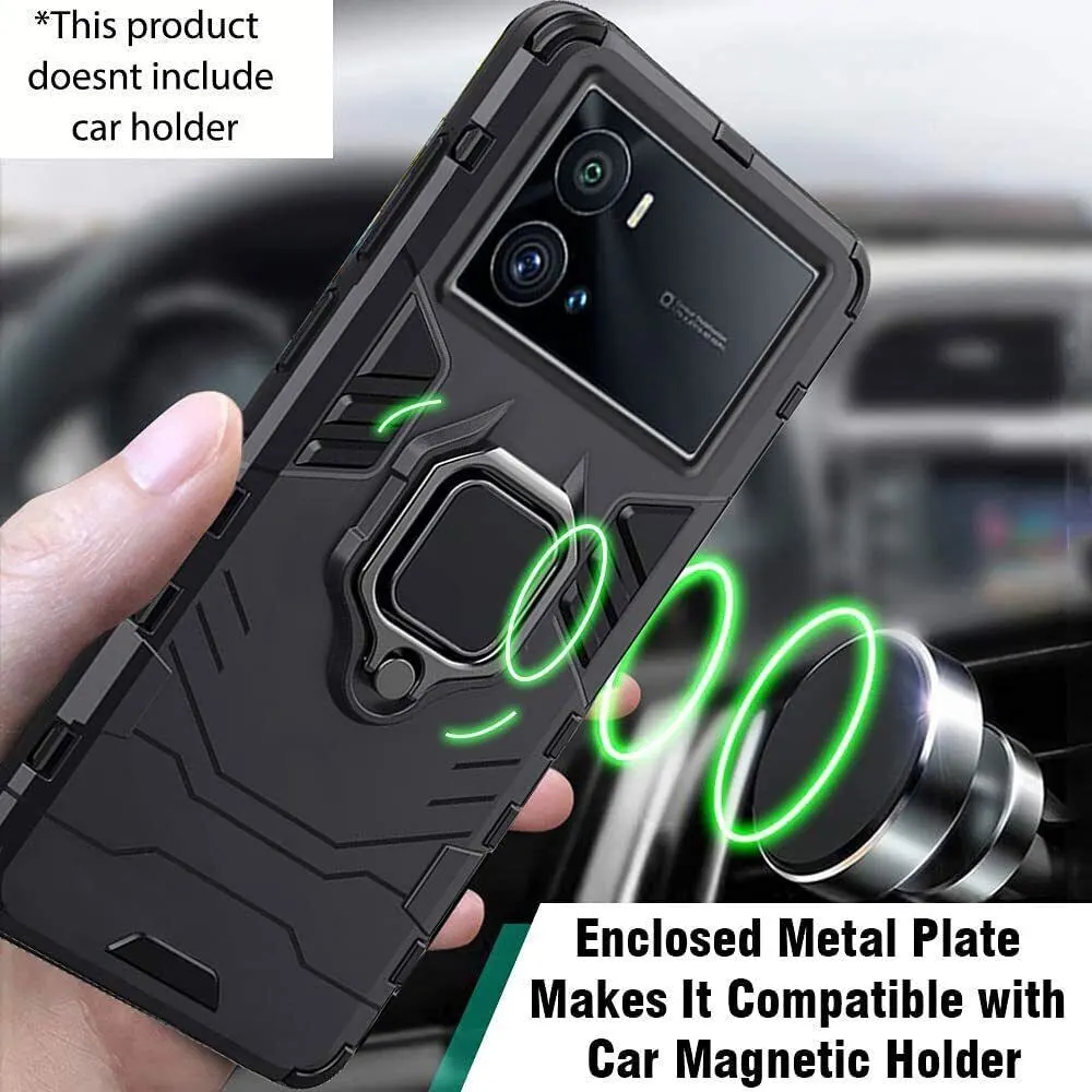 Micvir Back Cover for iQOO 9 Pro 5G (Black, Shock Proof, Pack of: 1) — image 3 of 5