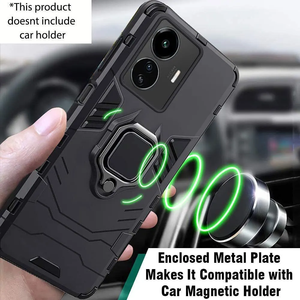 Micvir Back Cover for IQOO Z6 Lite 5G (Transparent, Black, Shock Proof, Plastic, Silicon, Pack of: 1) — image 3 of 5
