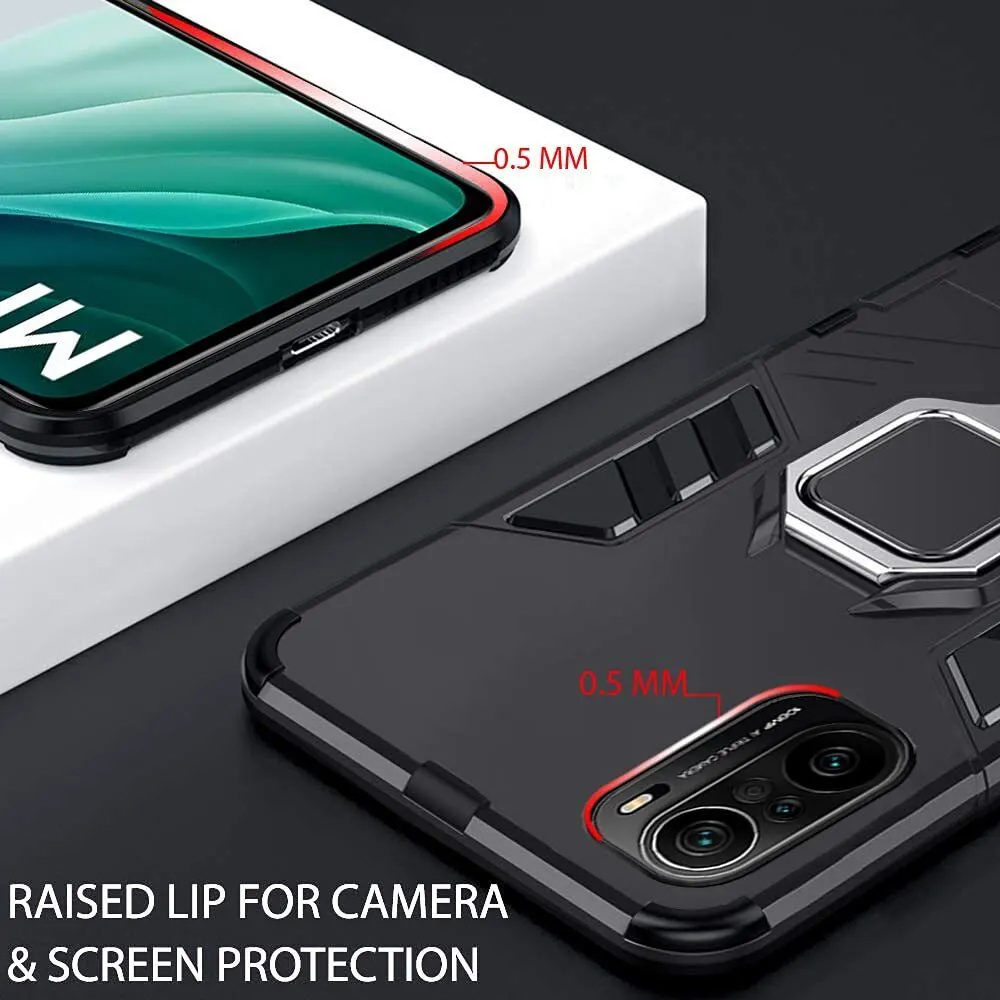 Micvir Back Cover for Mi 11X (Transparent, Black, Shock Proof, Plastic, Silicon, Pack of: 1) — image 2 of 5