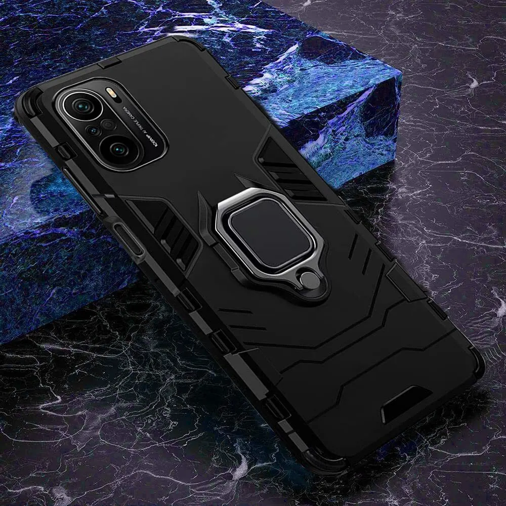 Micvir Back Cover for Mi 11X (Transparent, Black, Shock Proof, Plastic, Silicon, Pack of: 1) — image 3 of 5