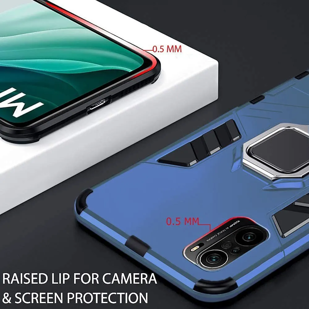 Micvir Back Cover for Mi 11X (Transparent, Blue, Shock Proof, Plastic, Silicon, Pack of: 1) — image 2 of 5