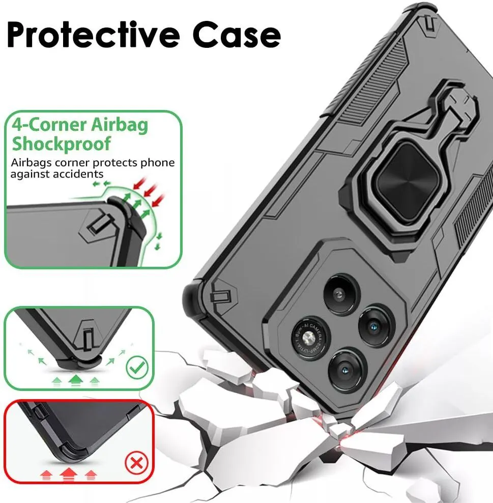 Xolia Back Cover for Motorola Moto G57 Power 5G (Black, Shock Proof, Pack of: 1) — image 3 of 5