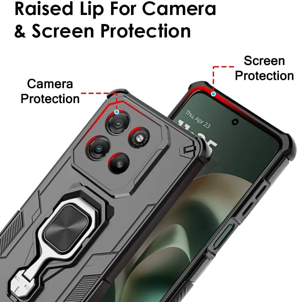 Xolia Back Cover for Motorola Moto G57 Power 5G (Black, Shock Proof, Pack of: 1) — image 4 of 5