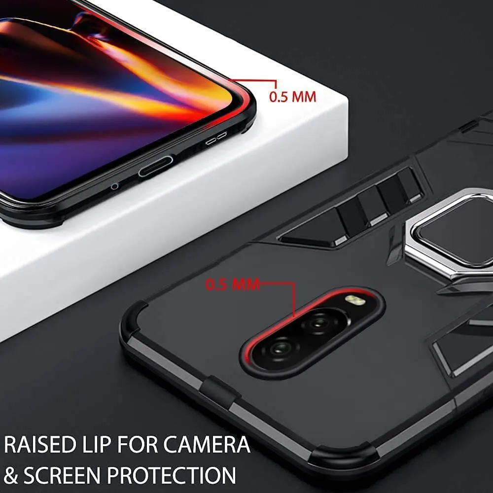 Micvir Back Cover for OnePlus 7 (Transparent, Black, Shock Proof, Pack of: 1) — image 2 of 5