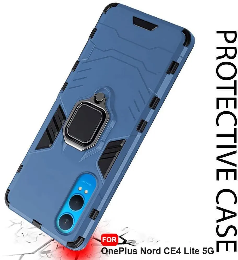 Micvir Back Cover for OnePlus Nord CE 4 Lite 5G (Transparent, Blue, Shock Proof, Pack of: 1) — image 5 of 5