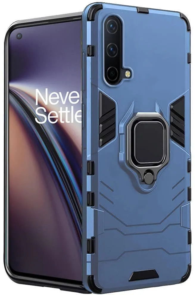 Micvir Back Cover for OnePlus Nord CE 5G (Transparent, Blue, Shock Proof, Pack of: 1)
