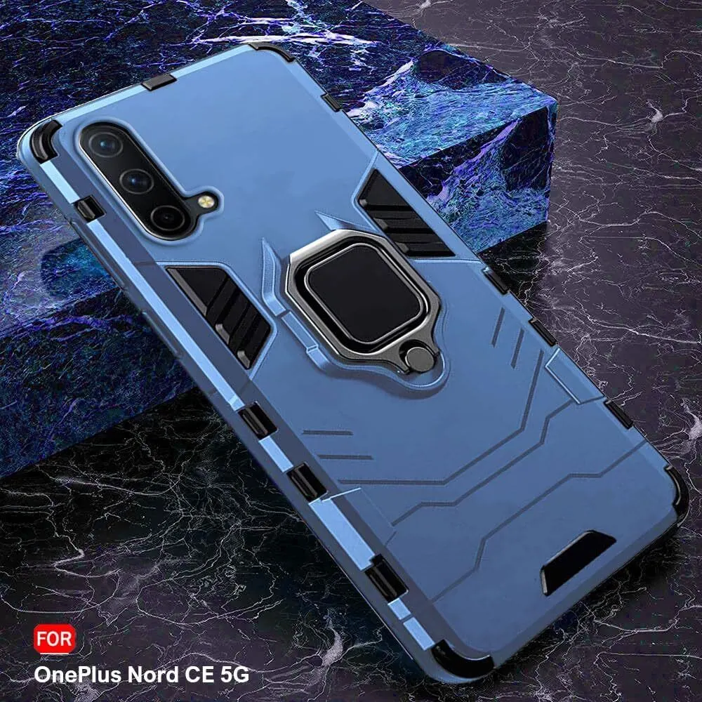 Micvir Back Cover for OnePlus Nord CE 5G (Transparent, Blue, Shock Proof, Pack of: 1) — image 3 of 5