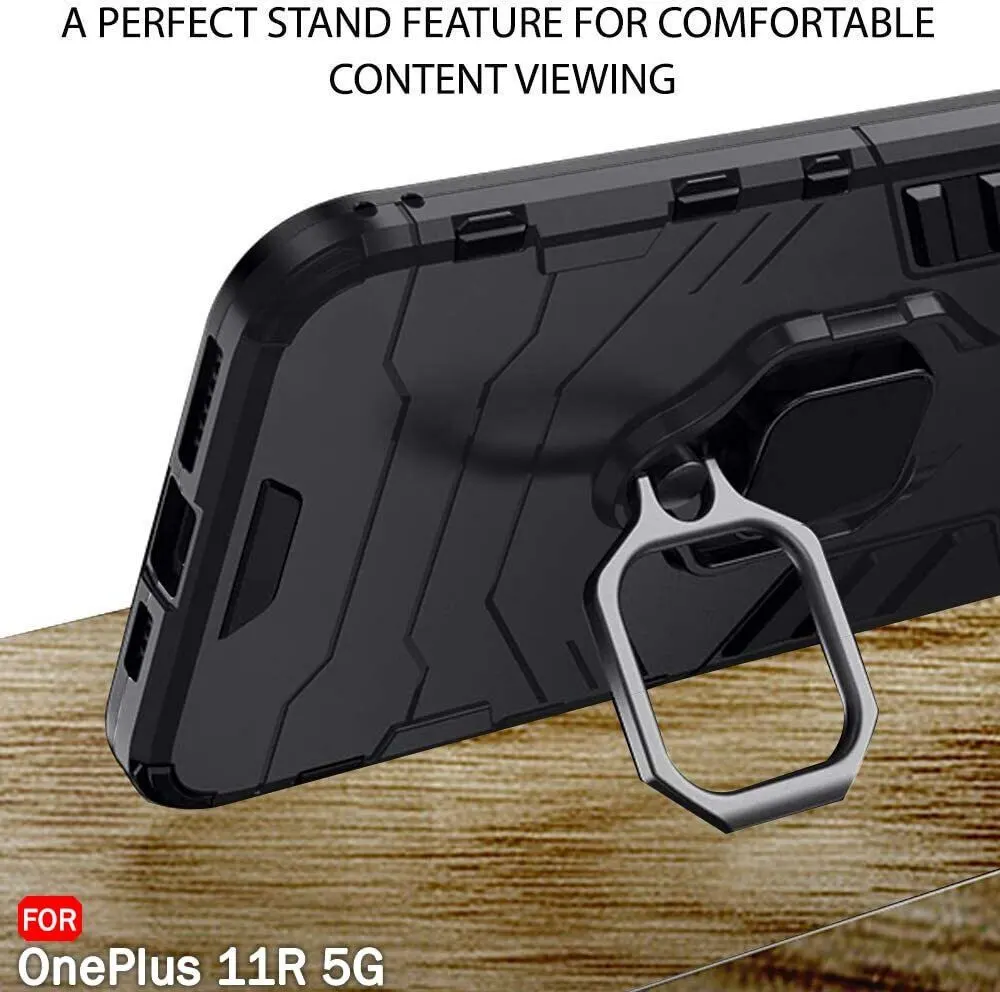 Micvir Back Cover for OnePlus 11R 5G (Transparent, Black, Shock Proof, Pack of: 1) — image 5 of 5