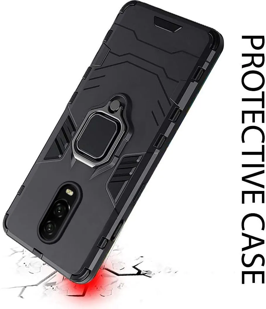 Micvir Back Cover for OnePlus 6T (Transparent, Black, Shock Proof, Pack of: 1) — image 4 of 5