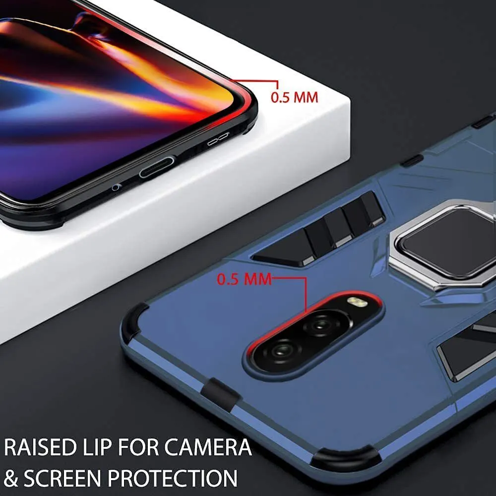 Micvir Back Cover for OnePlus 6T (Transparent, Blue, Shock Proof, Pack of: 1) — image 3 of 5