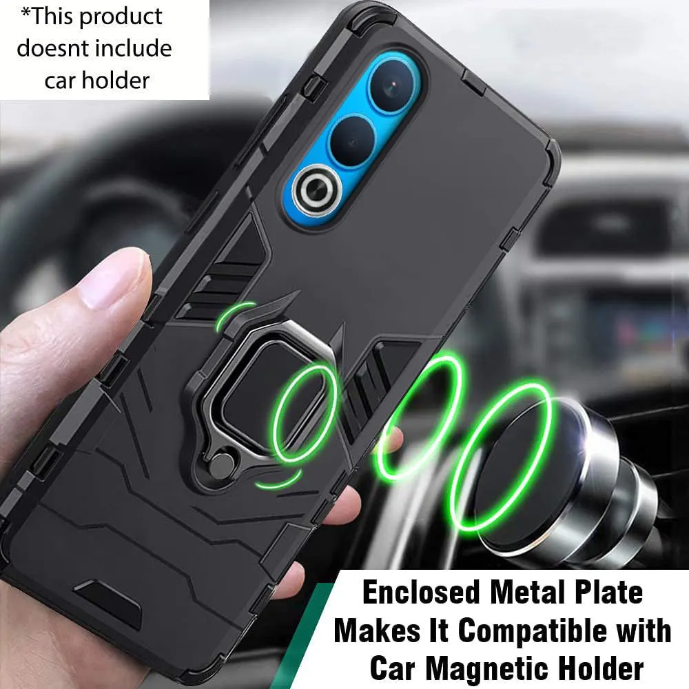 Micvir Back Cover for OPPO K12x 5G (Black, Shock Proof, Plastic, Silicon, Pack of: 1) — image 3 of 5
