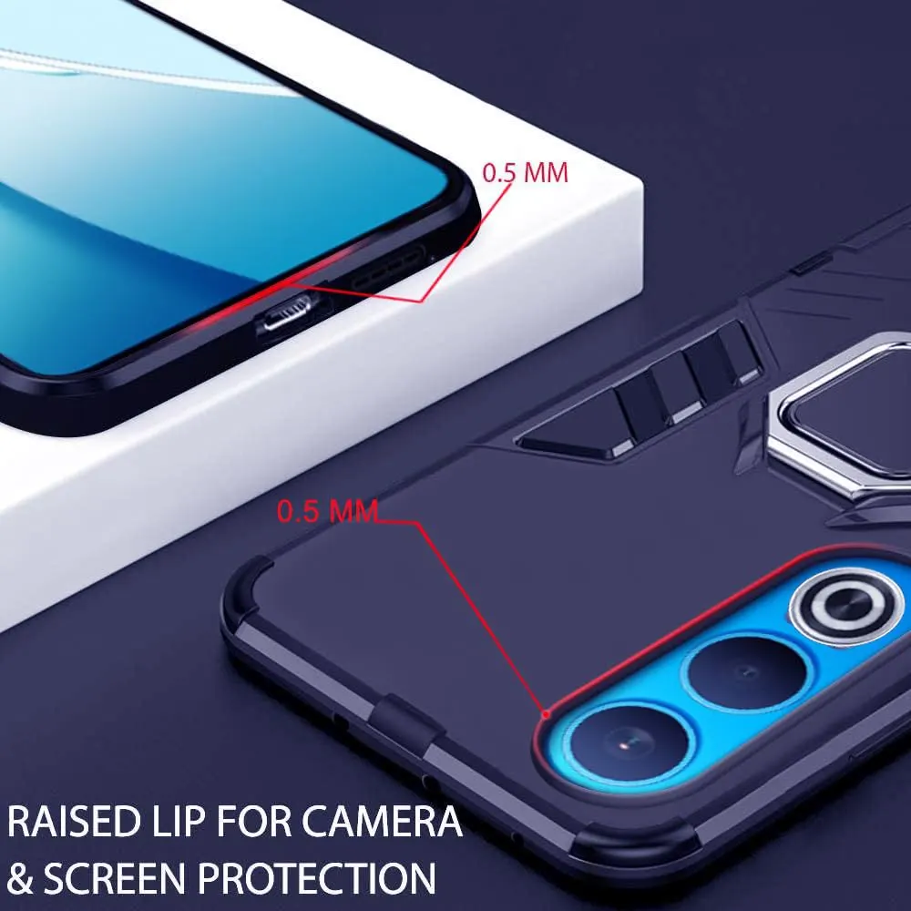 Micvir Back Cover for OPPO K12x 5G (Blue, Shock Proof, Pack of: 1) — image 2 of 5