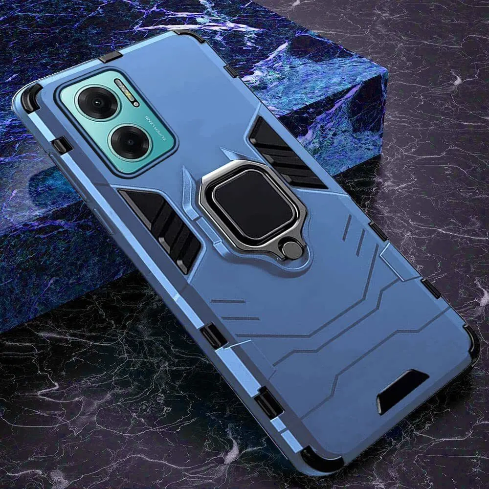 Micvir Back Cover for Redmi 11 Prime 4G (Transparent, Blue, Shock Proof, Pack of: 1) — image 3 of 5