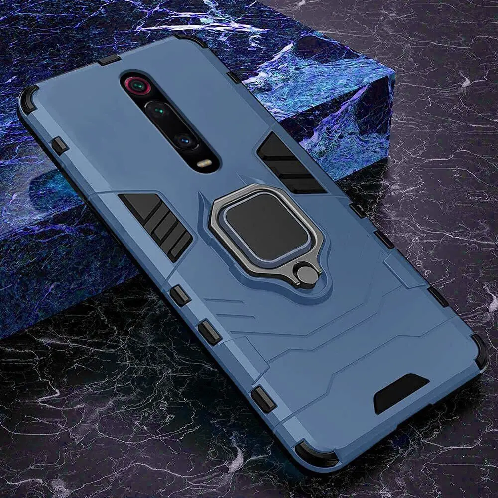 Micvir Back Cover for Mi K20 Pro (Transparent, Blue, Shock Proof, Plastic, Silicon, Pack of: 1) — image 3 of 5