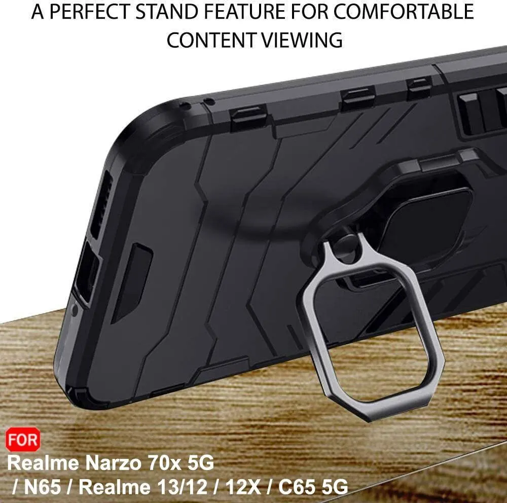 Micvir Back Cover for Realme 12x 5G (Transparent, Black, Shock Proof, Pack of: 1) — image 5 of 5