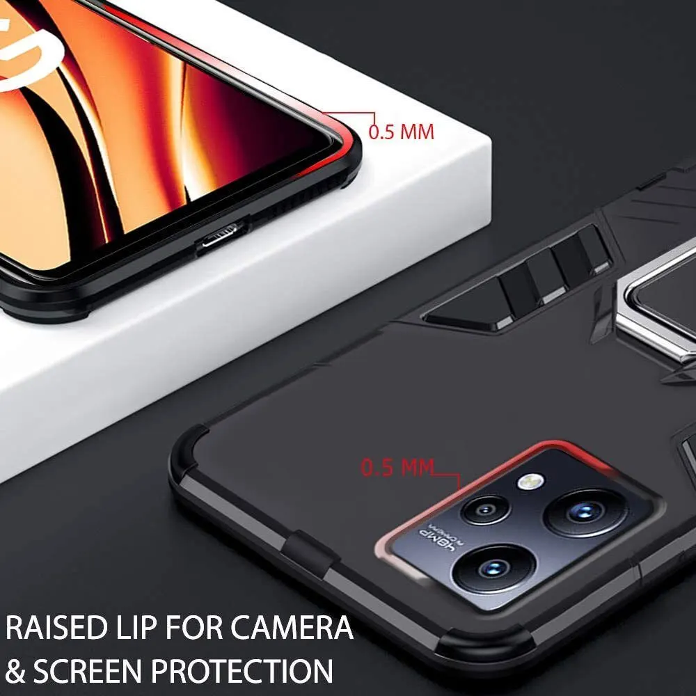 Micvir Back Cover for Realme Narzo 50 Pro 5G (Transparent, Black, Shock Proof, Pack of: 1) — image 2 of 5