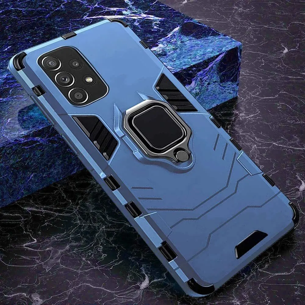 Micvir Back Cover for Samsung Galaxy A52 (Transparent, Blue, Shock Proof, Pack of: 1) — image 3 of 5