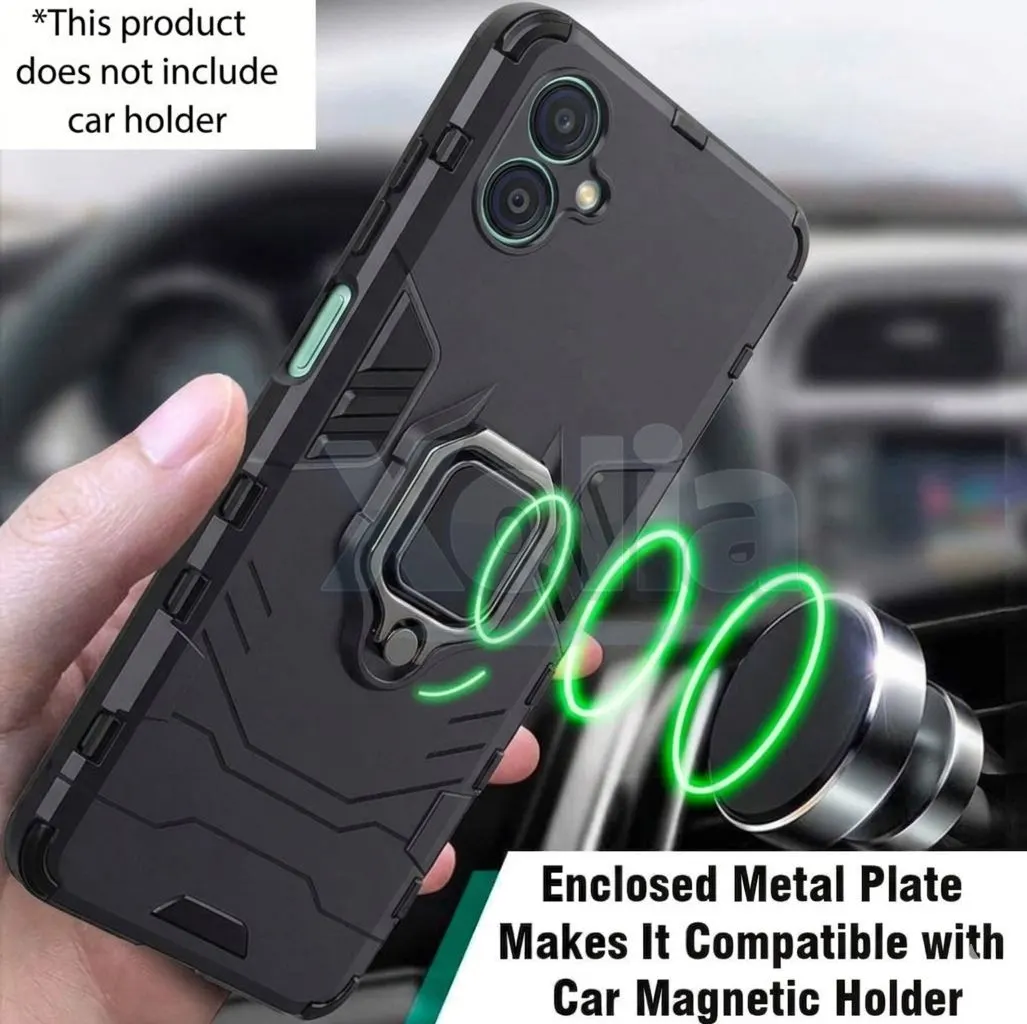 Xolia Back Cover for Samsung Galaxy M04 (Black, Shock Proof, Plastic, Silicon, Pack of: 1) — image 3 of 4