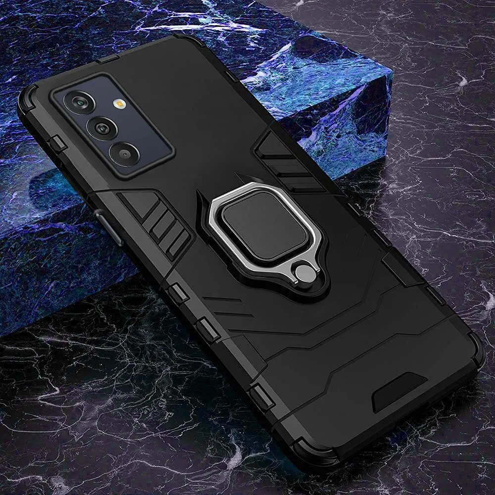 Micvir Back Cover for Samsung Galaxy M13 4G (Transparent, Black, Shock Proof, Plastic, Silicon, Pack of: 1) — image 3 of 5