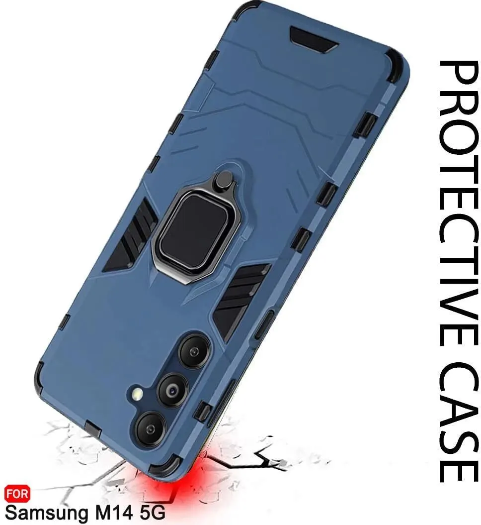 Micvir Back Cover for Samsung Galaxy M14 5G (Blue, Shock Proof, Pack of: 1) — image 5 of 5