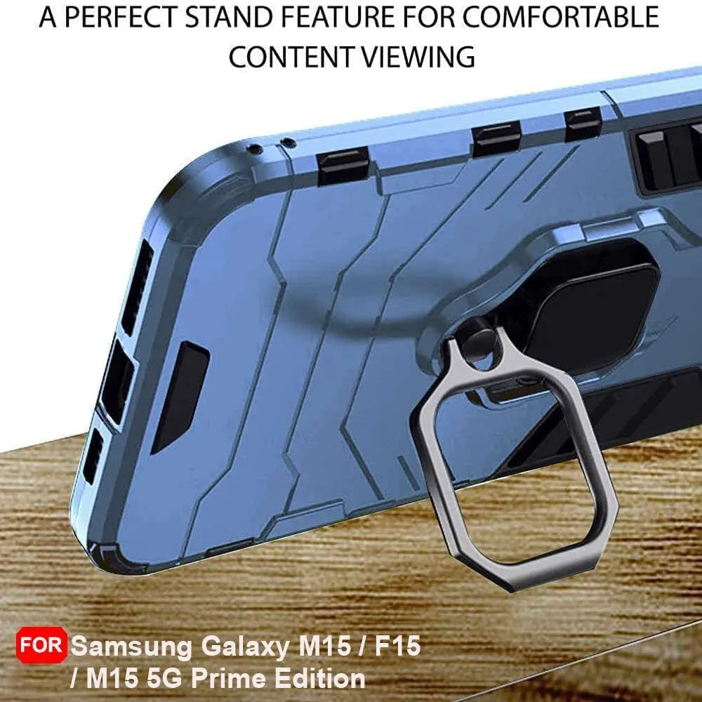 Micvir Back Cover for Samsung Galaxy M15 5G (Transparent, Blue, Shock Proof, Pack of: 1) — image 5 of 5