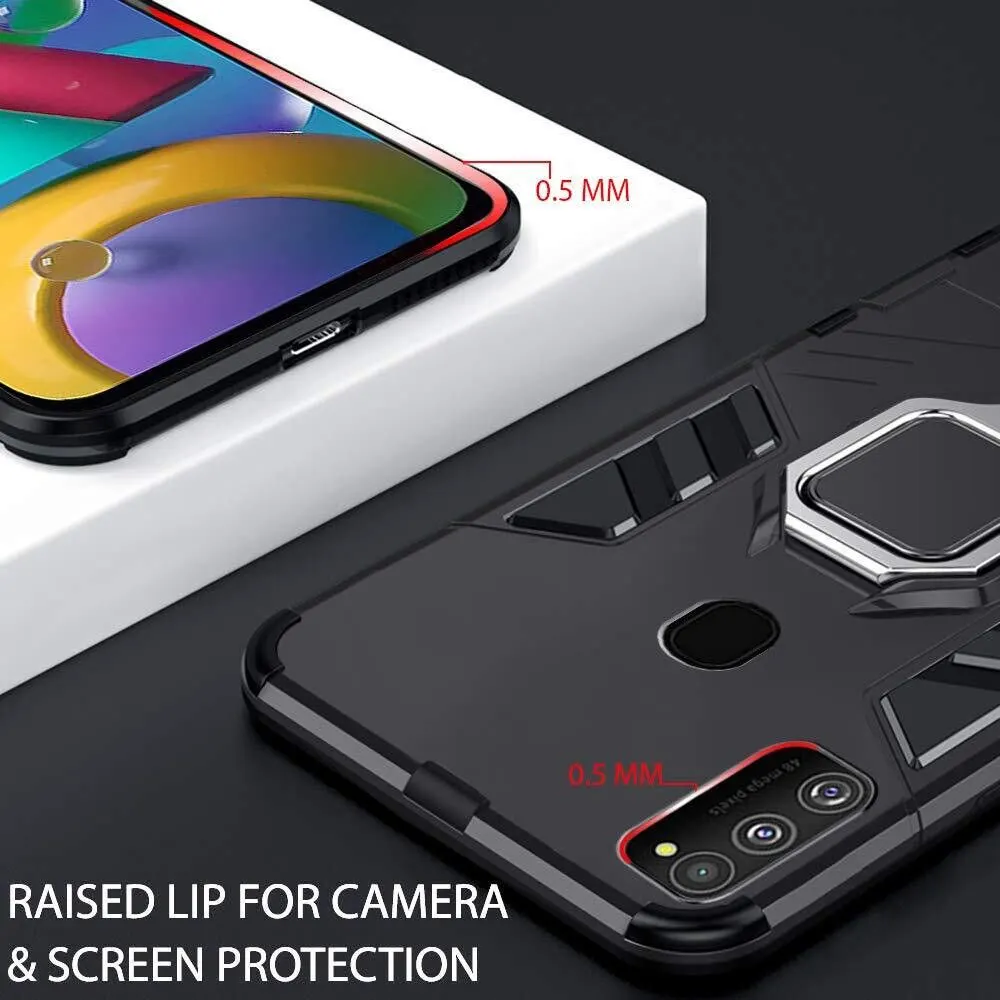 Micvir Back Cover for Samsung M30s (Transparent, Black, Shock Proof, Plastic, Silicon, Pack of: 1) — image 2 of 5