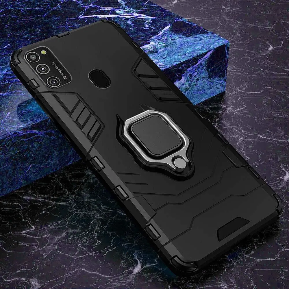 Micvir Back Cover for Samsung M30s (Transparent, Black, Shock Proof, Plastic, Silicon, Pack of: 1) — image 3 of 5