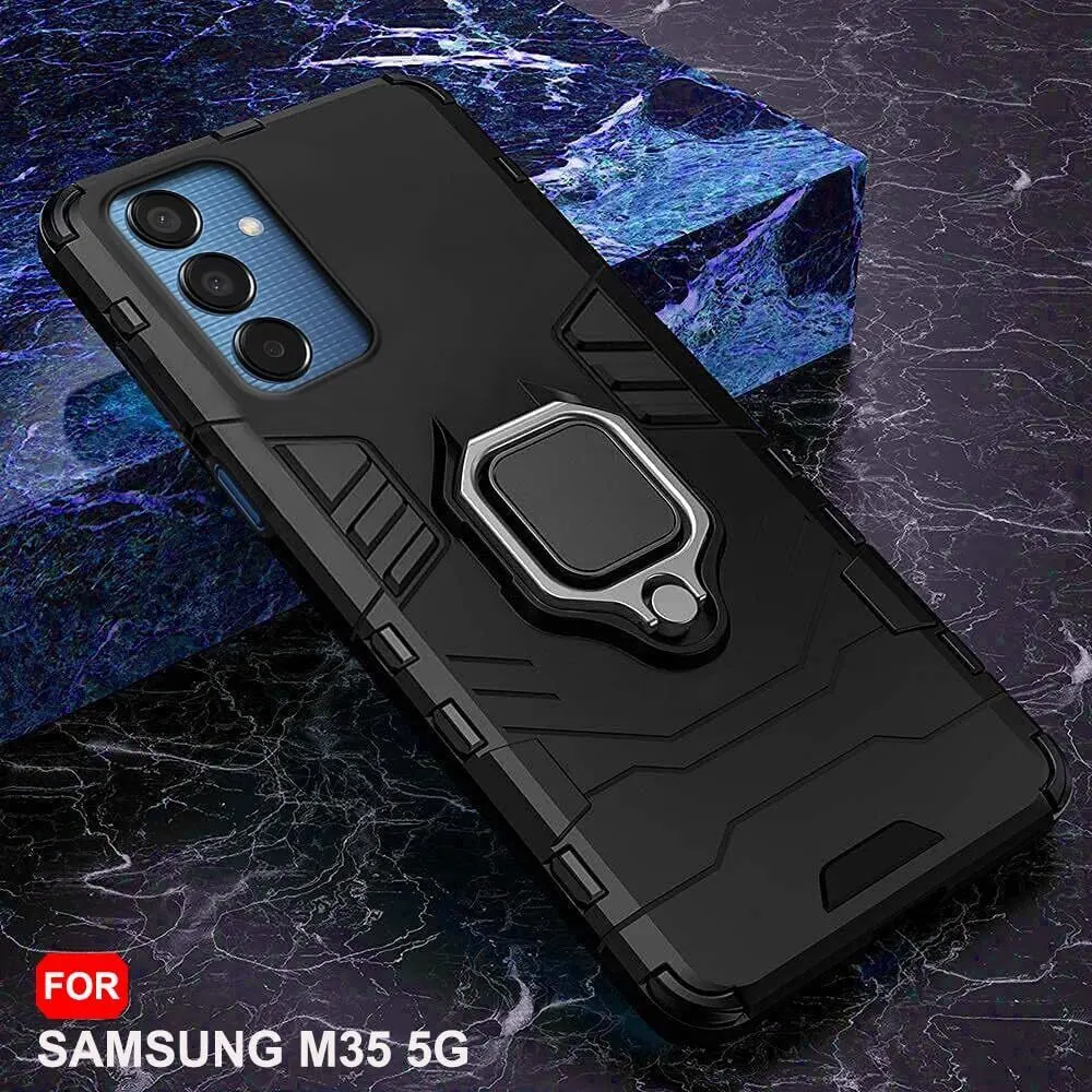 Micvir Back Cover for SAMSUNG Galaxy M35 5G (Transparent, Black, Shock Proof, Pack of: 1) — image 3 of 5