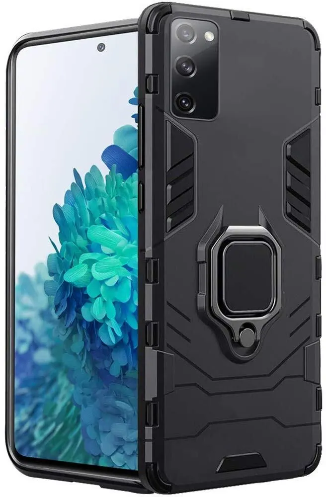 Micvir Back Cover for Samsung Galaxy S20 FE 5G (Transparent, Black, Shock Proof, Plastic, Silicon, Pack of: 1)