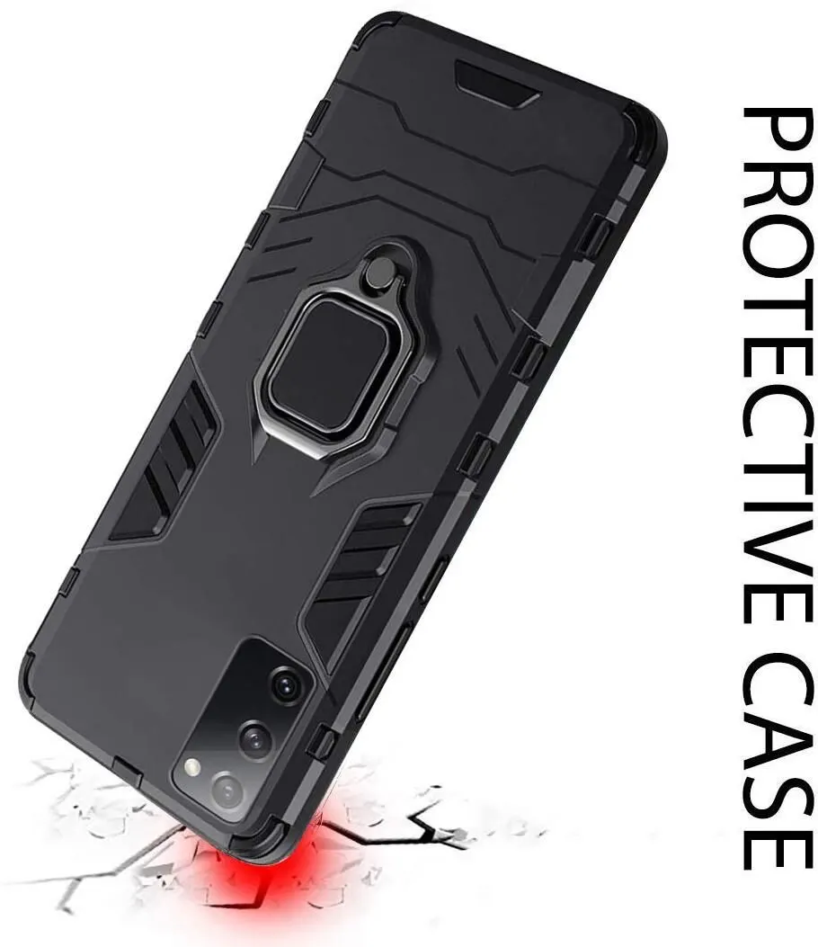 Micvir Back Cover for Samsung Galaxy S20 FE 5G (Transparent, Black, Shock Proof, Plastic, Silicon, Pack of: 1) — image 4 of 5