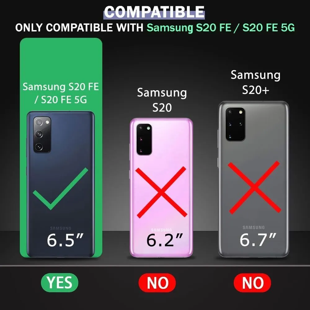 Micvir Back Cover for Samsung Galaxy S20 FE 5G (Transparent, Blue, Shock Proof, Plastic, Silicon, Pack of: 1) — image 2 of 5