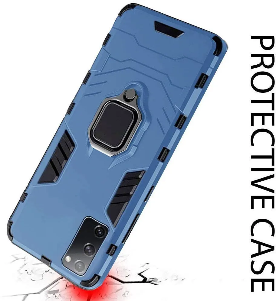 Micvir Back Cover for Samsung Galaxy S20 FE 5G (Transparent, Blue, Shock Proof, Plastic, Silicon, Pack of: 1) — image 4 of 5