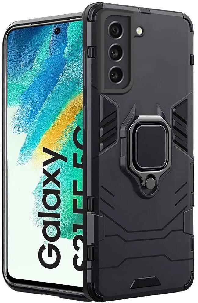 Micvir Back Cover for SAMSUNG Galaxy S24 FE 5G (Transparent, Black, Shock Proof, Plastic, Silicon, Pack of: 1)