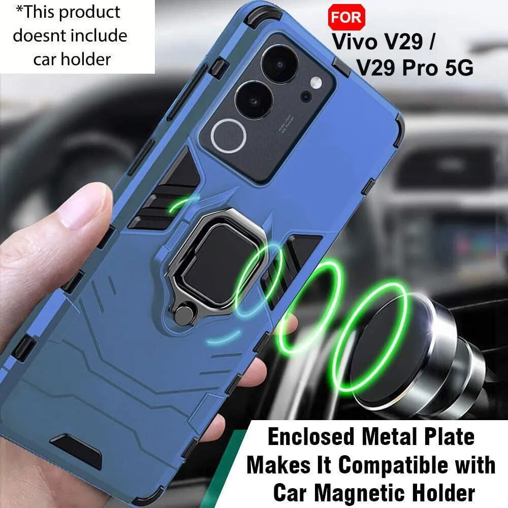 Micvir Back Cover for Vivo V29 5G (Blue, Shock Proof, Pack of: 1) — image 3 of 5