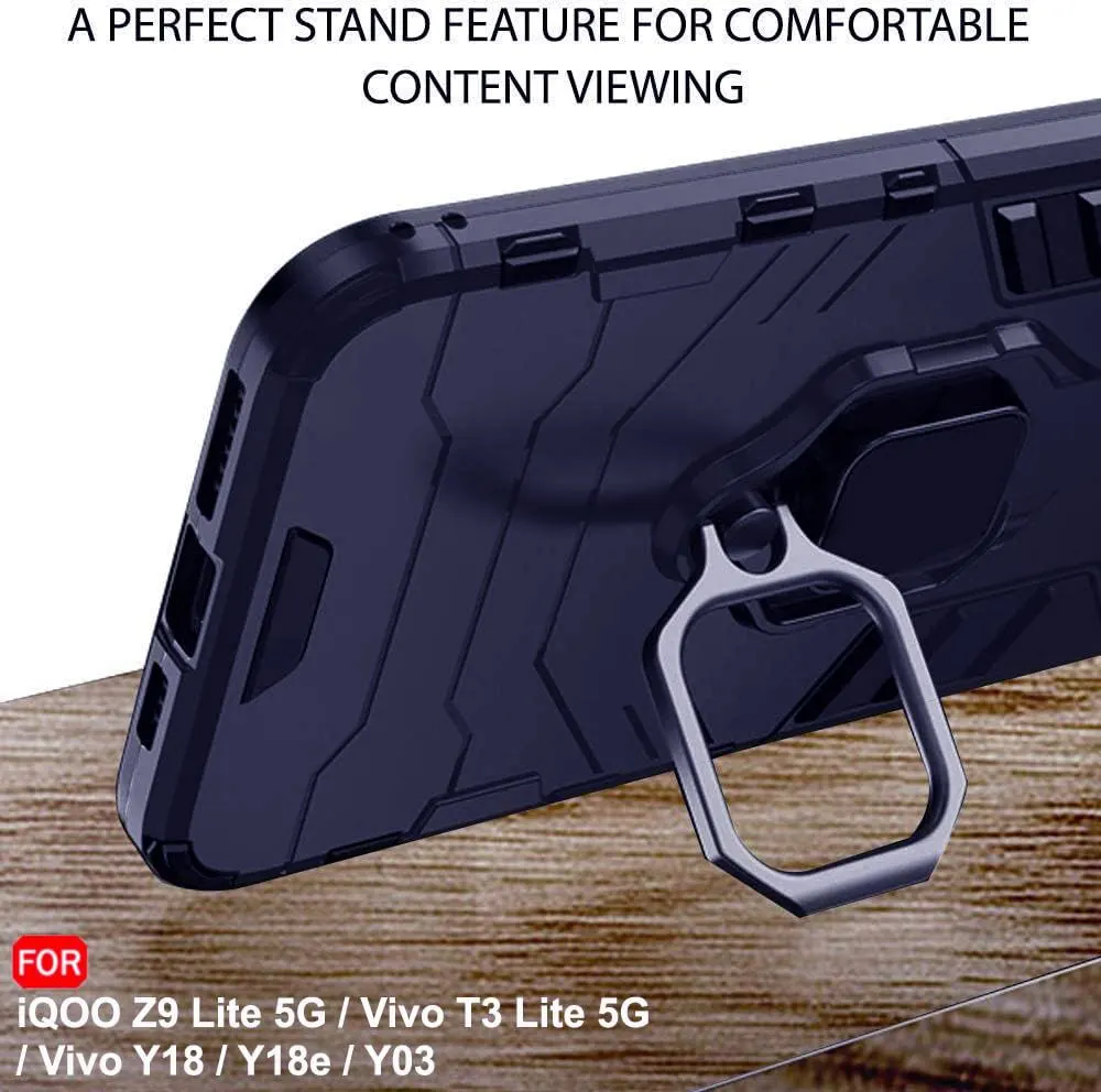 Micvir Back Cover for Vivo Y18, Vivo Y18e, Vivo Y28s 5G (Transparent, Blue, Shock Proof, Plastic, Silicon, Pack of: 1) — image 5 of 5