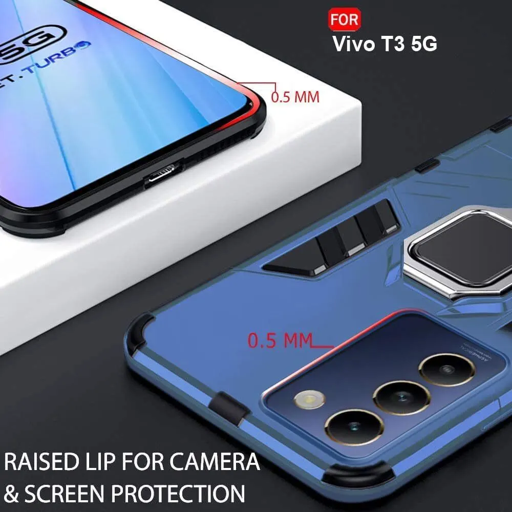 Micvir Back Cover for Vivo Y200e 5G (Transparent, Blue, Shock Proof, Pack of: 1) — image 2 of 5