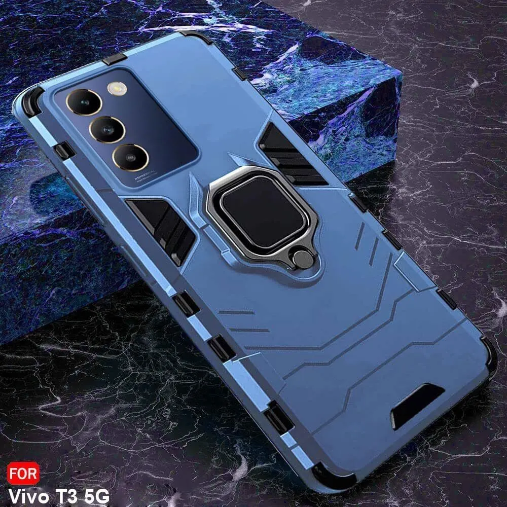 Micvir Back Cover for Vivo Y200e 5G (Transparent, Blue, Shock Proof, Pack of: 1) — image 3 of 5