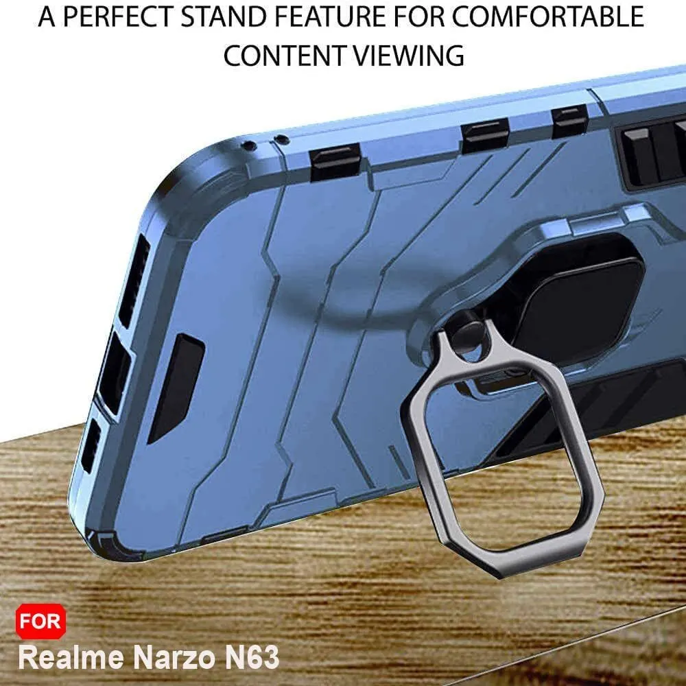 Micvir Back Cover for Realme C63 (Transparent, Blue, Shock Proof, Pack of: 1) — image 5 of 5