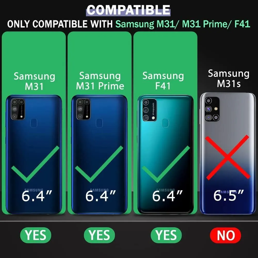 Micvir Back Cover for Samsung Galaxy M31s (Transparent, Black, Shock Proof, Plastic, Silicon, Pack of: 1) — image 2 of 5