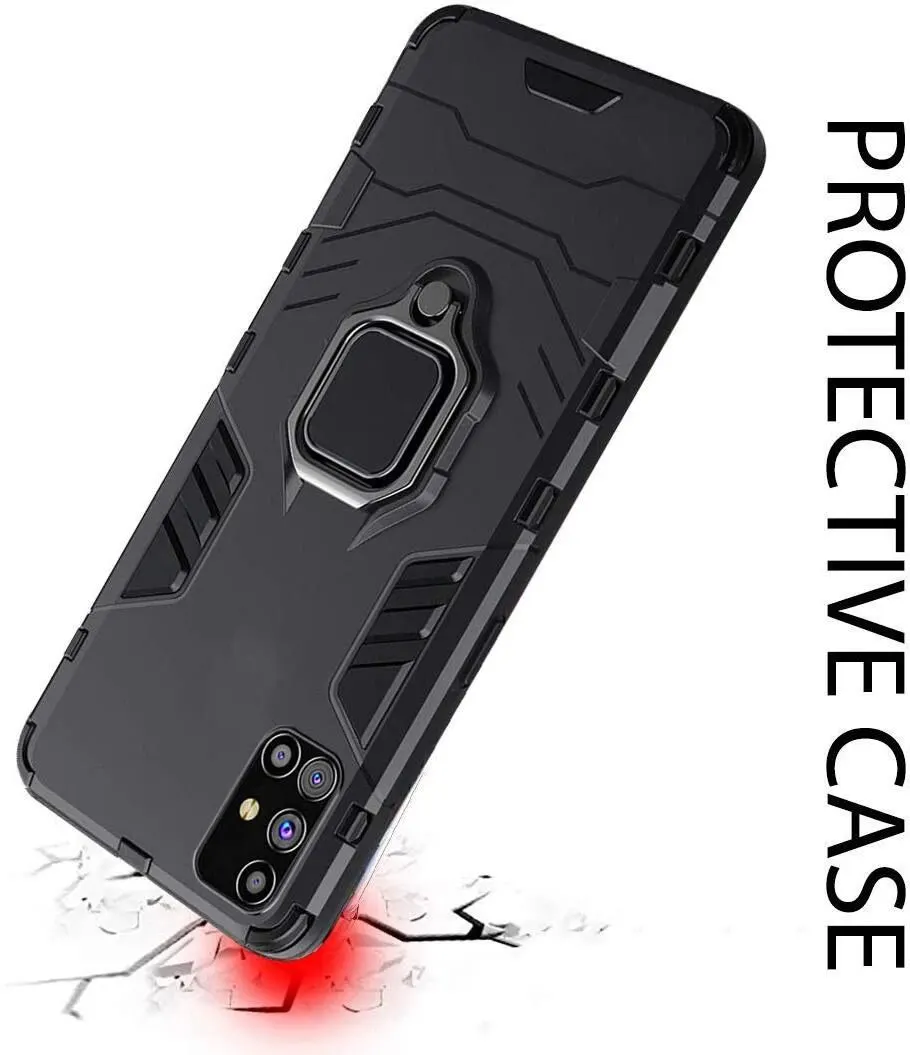 Micvir Back Cover for Samsung Galaxy M31s (Transparent, Black, Shock Proof, Plastic, Silicon, Pack of: 1) — image 4 of 5