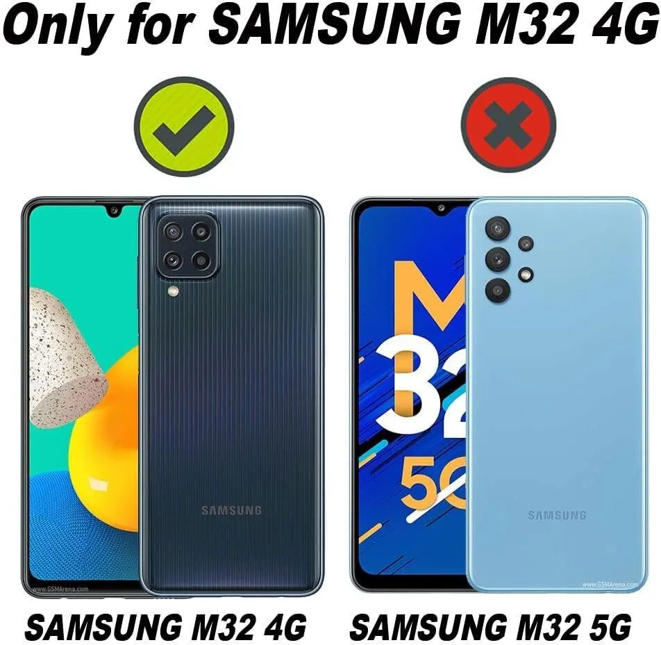 Micvir Back Cover for Samsung Galaxy M32 (Transparent, Black, Shock Proof, Pack of: 1) — image 2 of 5