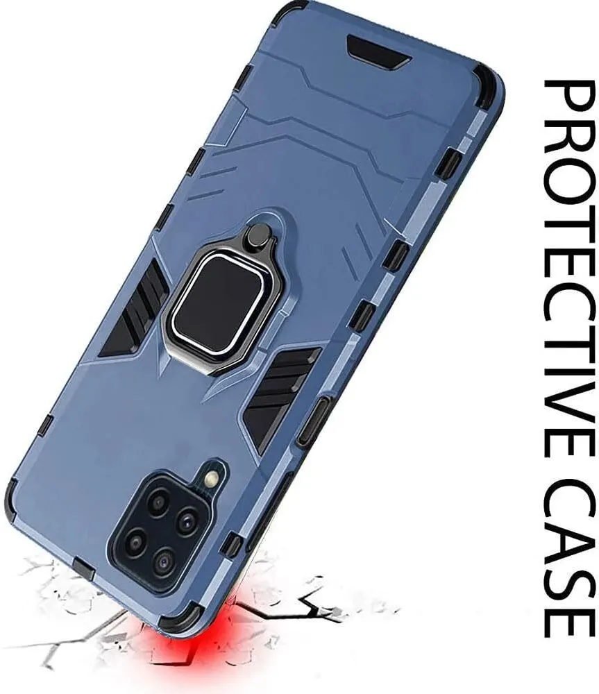 Micvir Back Cover for Samsung Galaxy M32 (Transparent, Blue, Shock Proof, Pack of: 1) — image 4 of 5