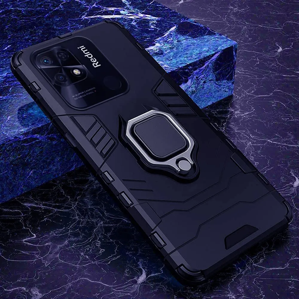 Micvir Back Cover for Redmi 10 (Transparent, Blue, Shock Proof, Plastic, Silicon, Pack of: 1) — image 3 of 5